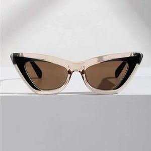 Acrylic Oversized Cat-eye Sunglasses